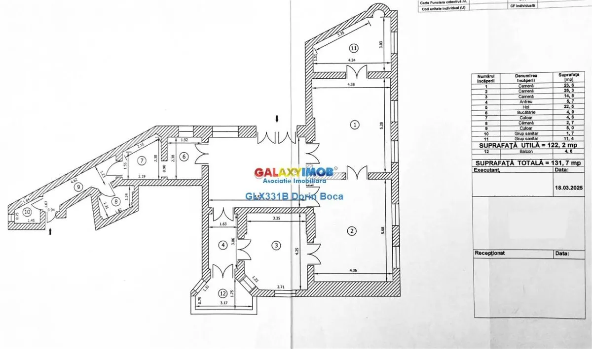 Apartament 3 camere ARMENEASCA, spatios, centrala, 2 bai - foto 4