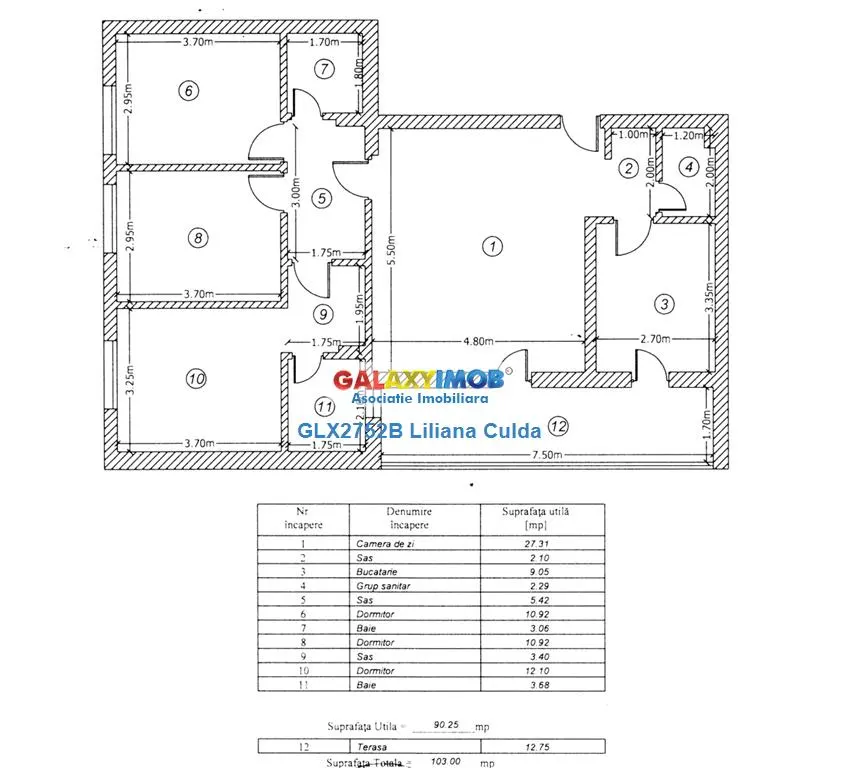 Inchiriere apartament 4 camere mobilat Greenfield Baneasa etaj 1 - foto 7