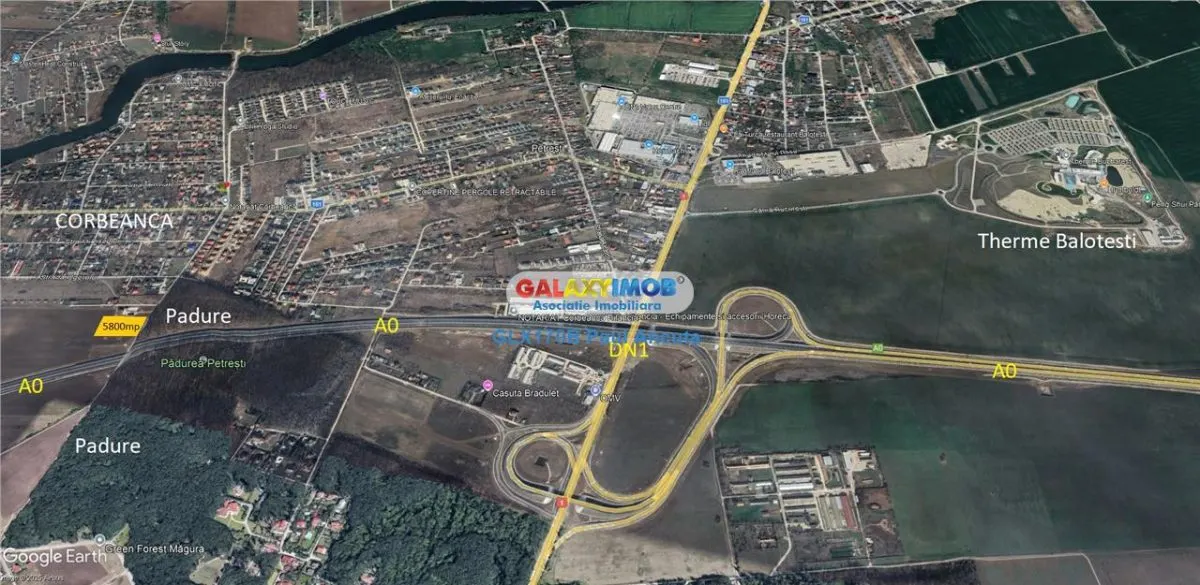 Teren Corbeanca str Codrului la Padure 5800 mp cu utilitati - foto 2