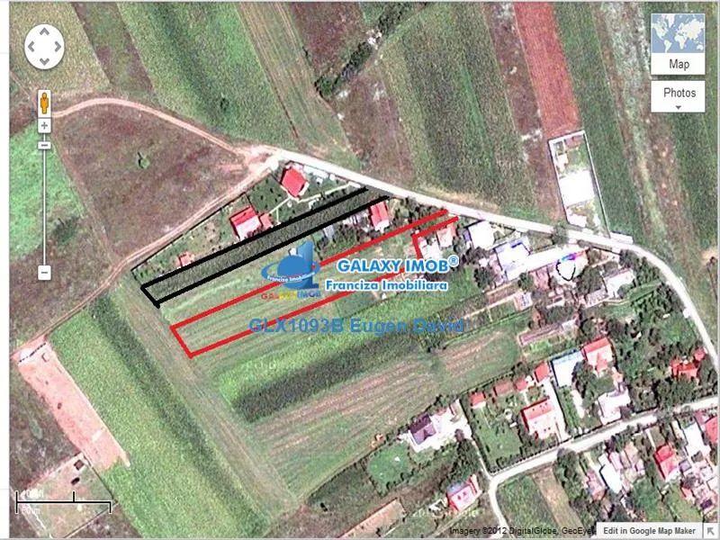 Teren Izvorani, 2400mp, utilitati, drum asfaltat - foto 1