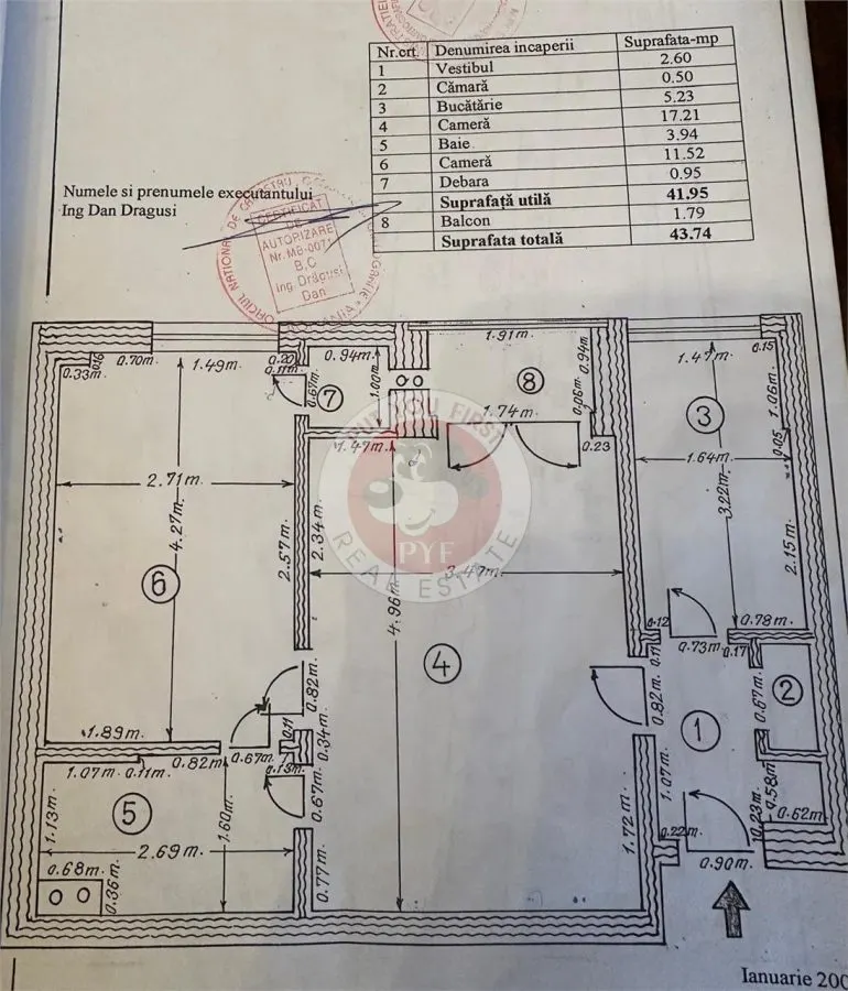Biserica Italiana | 2 camere | 44mp | semidecomandat | B12216 - foto 6