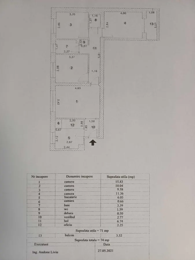 Apartament 4 Camere Harmanului, Brasov - foto 7