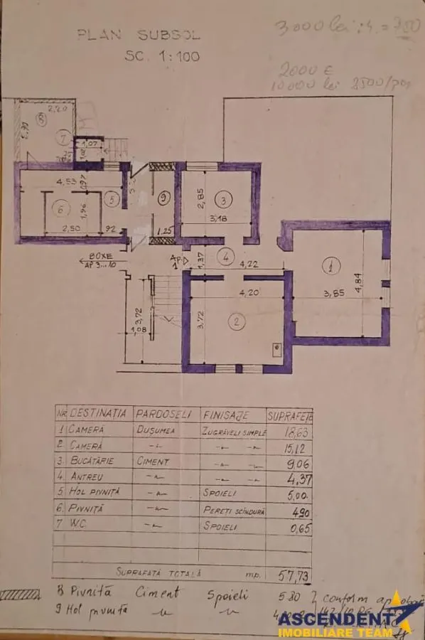 Apartament in vila, Central, cu potential rezidential/ investitional/ birouri - foto 19