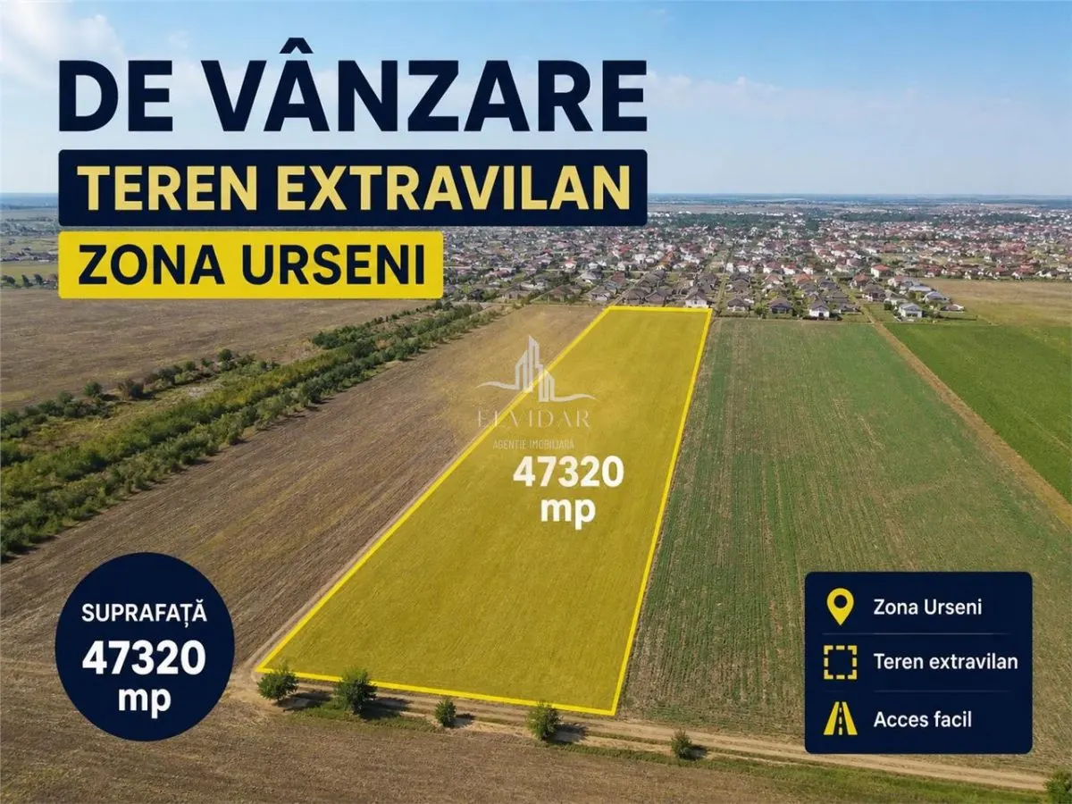 Teren Extravilan - Urseni - 47 730mp - foto 1