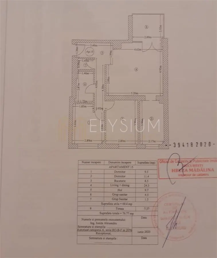Apartament 3 camere de vanzare Floreasca Residence - foto 22