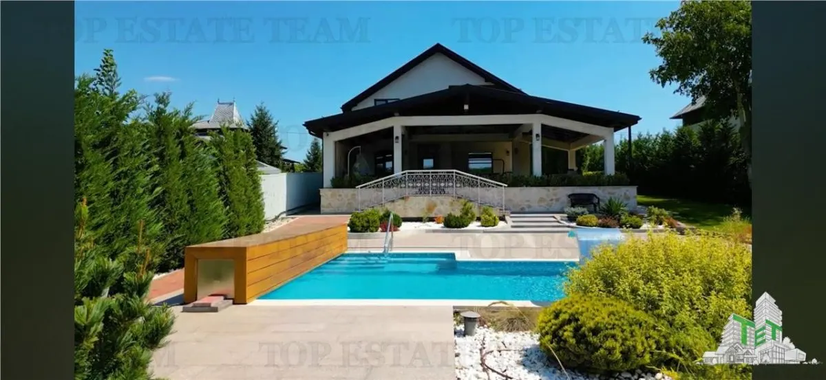 Vila cu deschidere la lac, piscina, garaj inchis - Branesti, Ilfov - foto 1