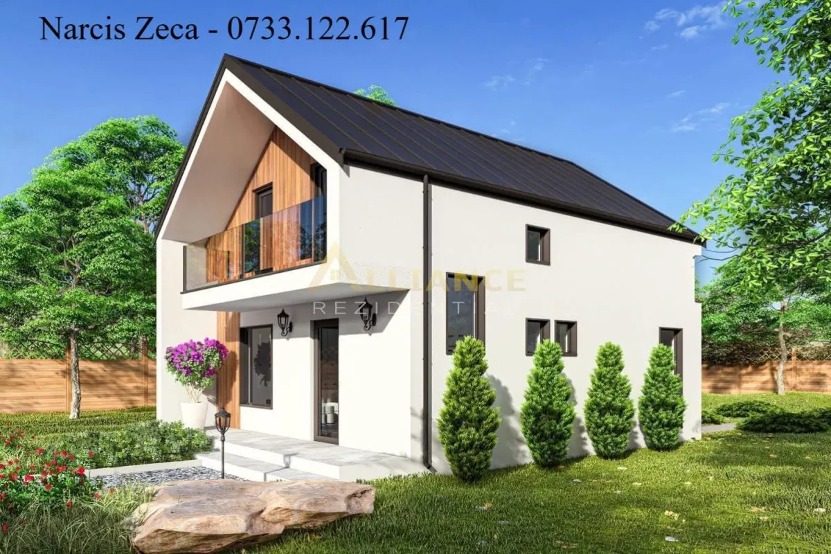 Casa individuala P+1E - 4 camere 2 bai - teren 300mp - foto 1
