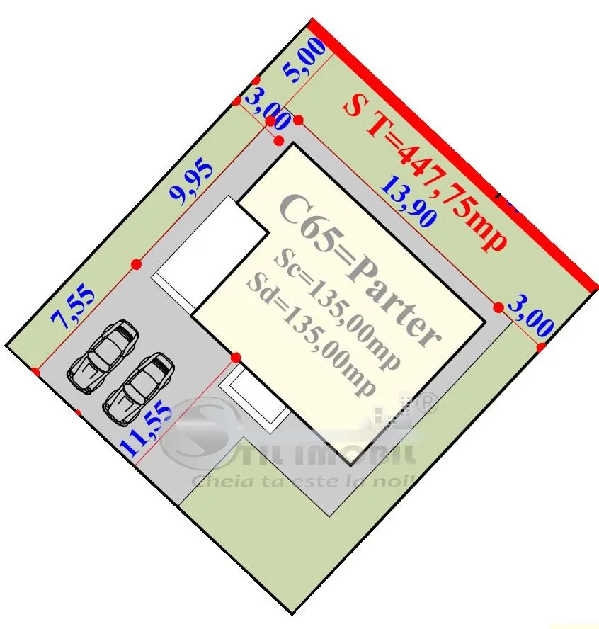 Teren cu autorizatie pentru casa plan parter de vanzare in Valea Adanca Iasi - foto 3