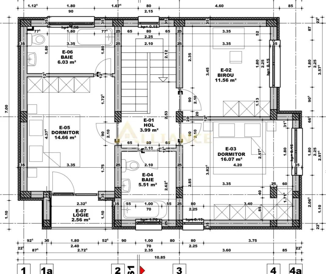 Vila individuala, 4 camere, 3 baie, curte 210mp - foto 6