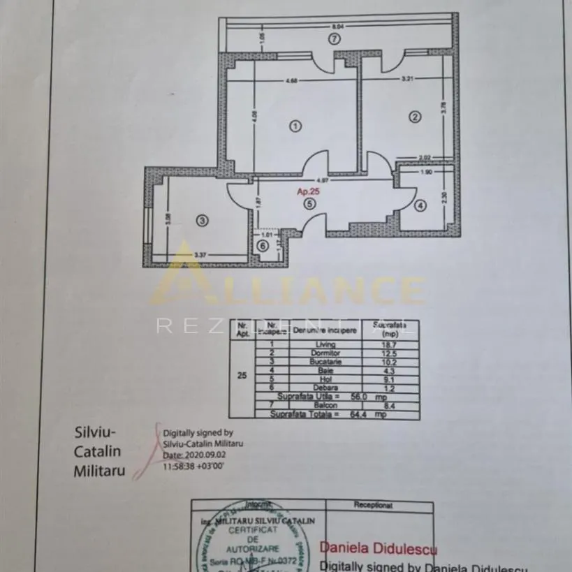 Apartament 2 camere decomandat â€“ Deco Residence (Biruintei 93) - foto 10