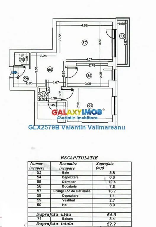 Apartament 2 Camere Baneasa COD 254 - foto 11