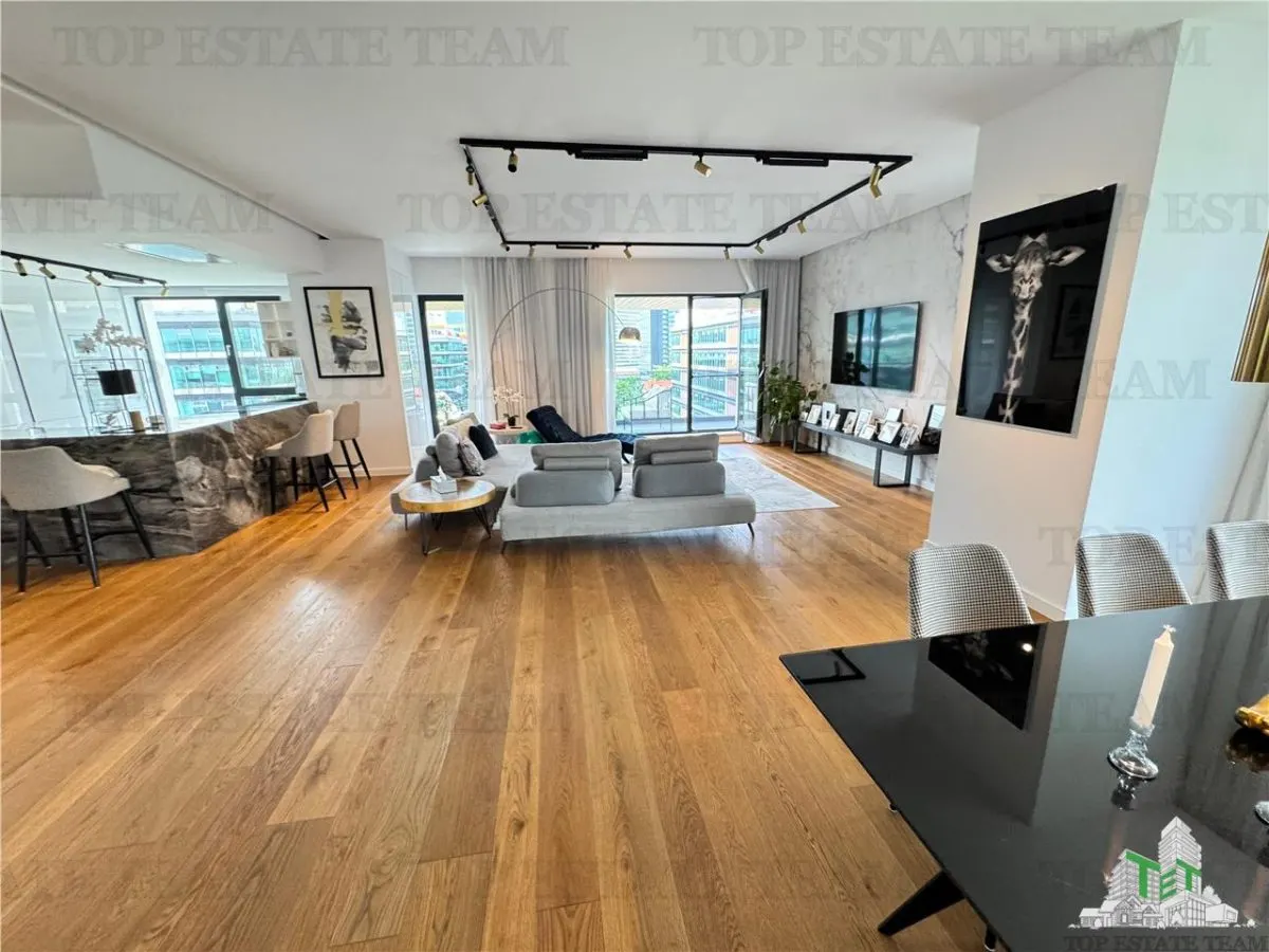 Apartament spectaculos | Nusco City â€“ Aviatiei | 185 mp total | Terase generoase - foto 2