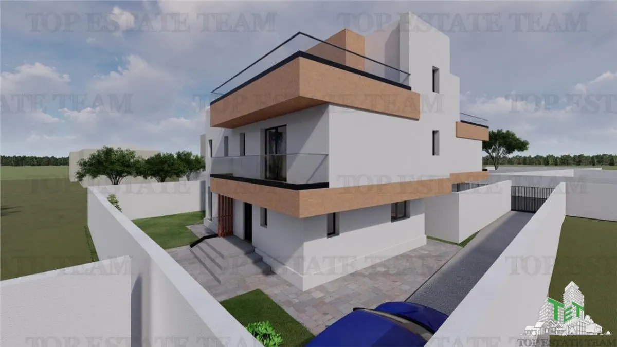 Vila exclusivista, 4 camere, incalzire in pardoseala, finisaje premium, 380v, la 15 minute de metrou  Raul Doamnei - foto 1