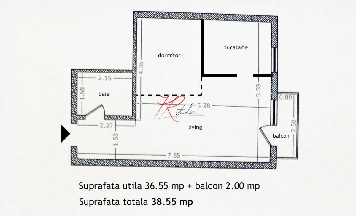 Vanzare studio Pod Constanta  Bloc 2012 - foto 2