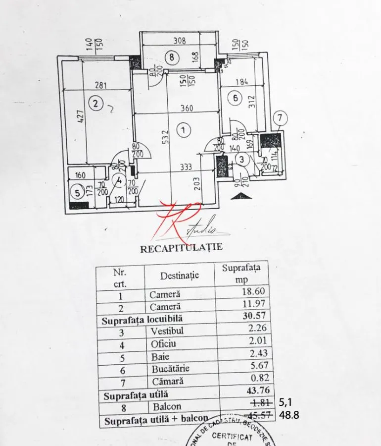 Vanzare apartament 2 camere Romana - foto 2